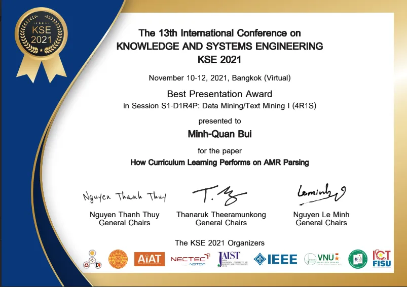 Best Presentation Award